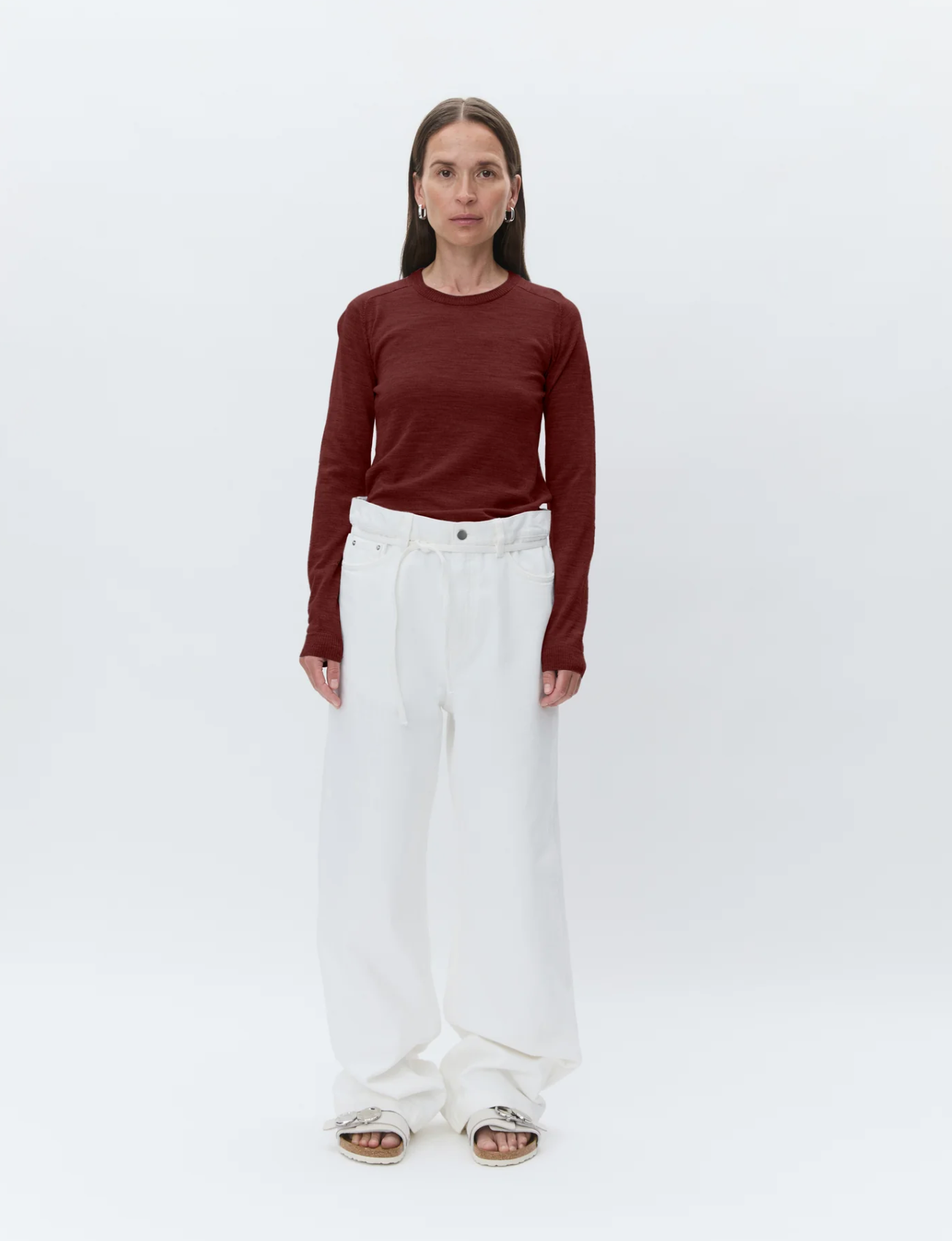 Annabelle Burgundy Gensere